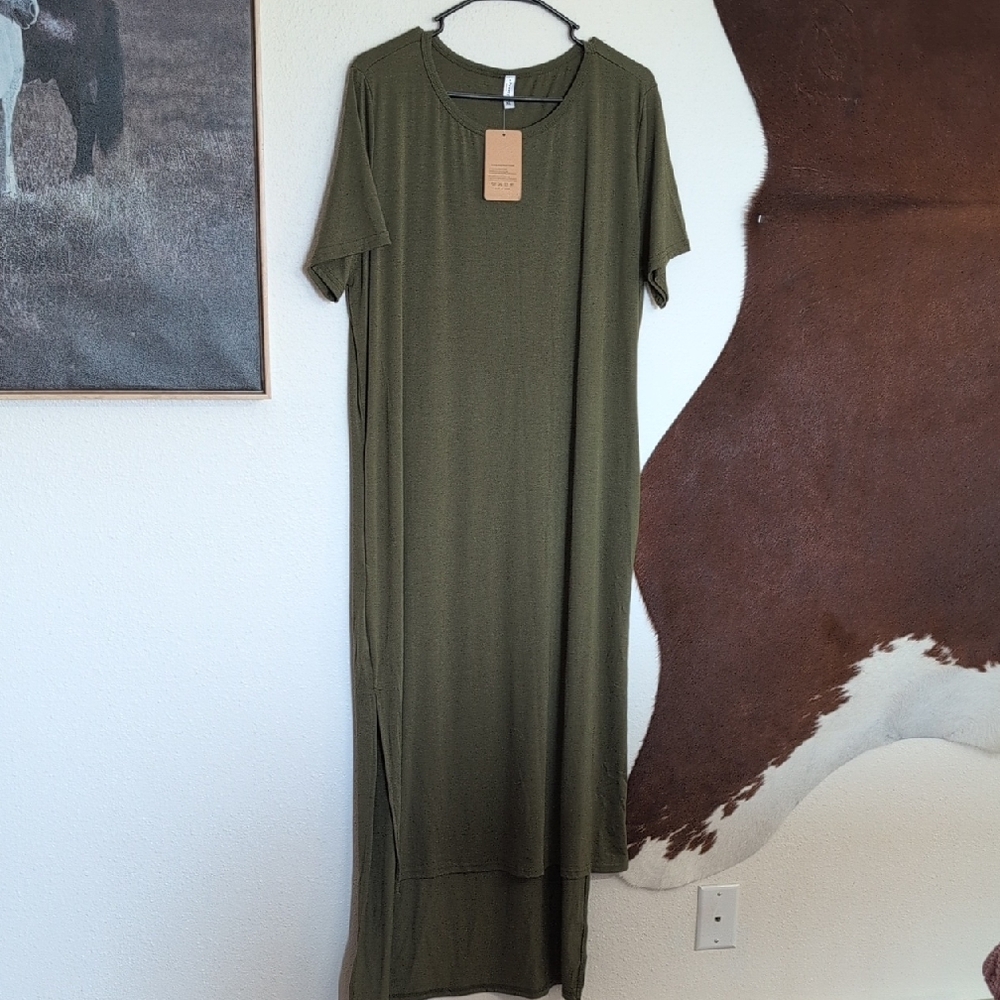 ePretty Forest Green Maxi Dress